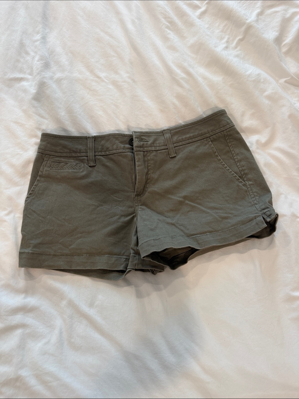 Market & Spruce Olive Green Bermuda Shorts